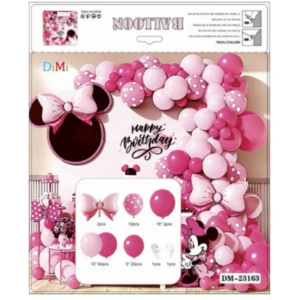 combo grande de guirnalda de globos de minnie
