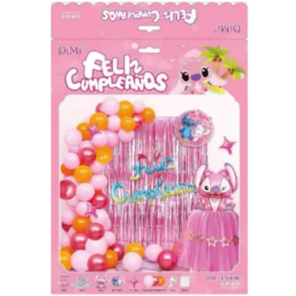 combo grande de stitch rosa