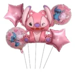 globo stitch rosa