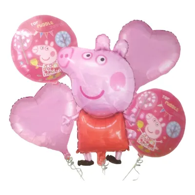 set globos de peppa pig