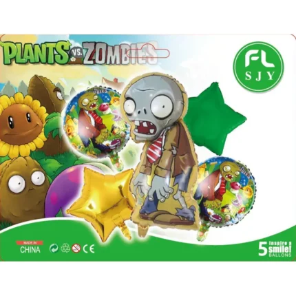 set de globos de pvz