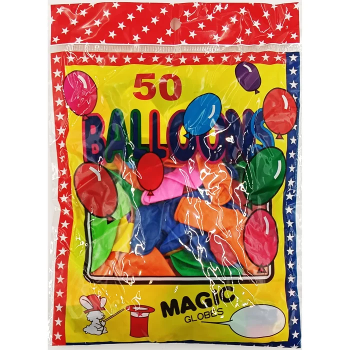 pack de globos multicolor magic