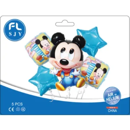 set globos de mickey baby