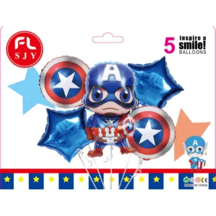 set globos del capitan america