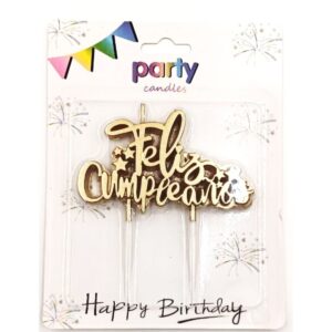 vela de feliz cumpleaños