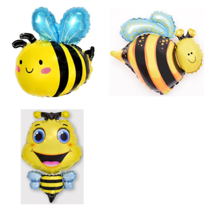 Pack de 50 Globos de Abejas Mini Forma