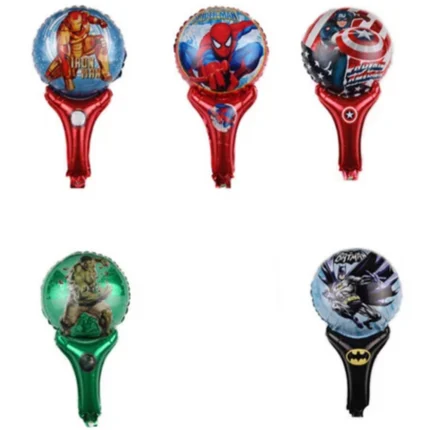 Pack de 50 Globos de Superhéroes de Marvel y DC Mini Forma