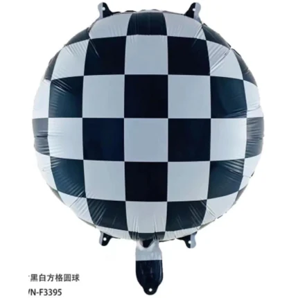 Pack de 50 Globos de Bandera de Carrera 18"