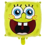 Pack de 50 Globos de Bob Esponja Forma Cuadrada 18" - Imagen 5