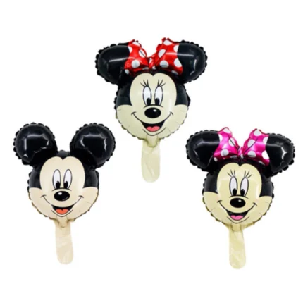 Pack de 50 Globos de Mickey y Minnie Cabeza Mini Forma