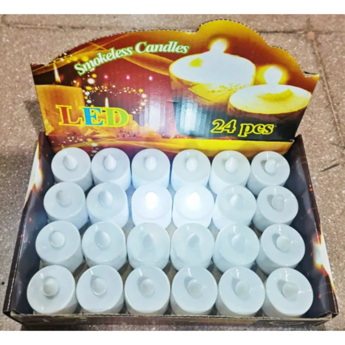 24 Velas Velitas Led Decoracion Souvenir - Imagen 2