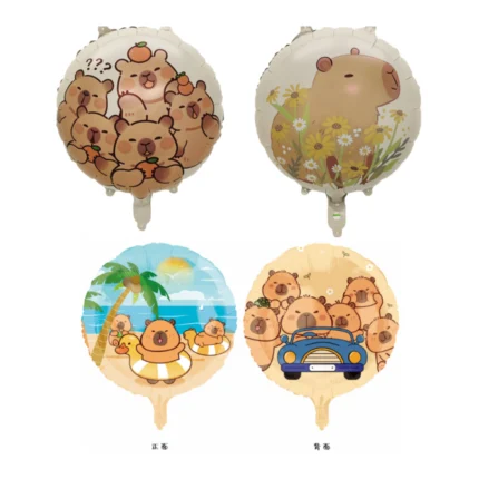Pack de 50 Globos de Capibaras 18"