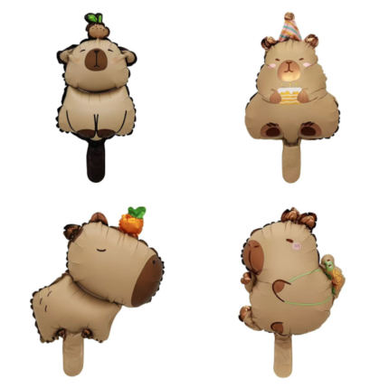 Pack de 50 Globos de Capibara Mini Forma