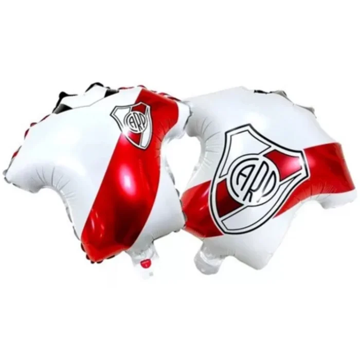Pack de 50 Globos de la Camiseta Club Atlético River Plate - Imagen 1