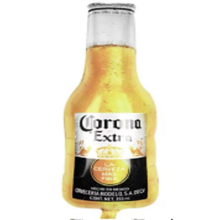 Pack de 50 Globos de Cerveza Corona Mini Forma - Imagen 1