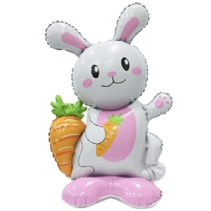 Pack de 50 Globos de Conejo con Zanahoria - Imagen 1