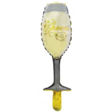 Pack de 50 Globos de Copa de Champagne Mini Forma
