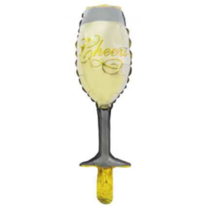 Pack de 50 Globos de Copa de Champagne Mini Forma - Imagen 1