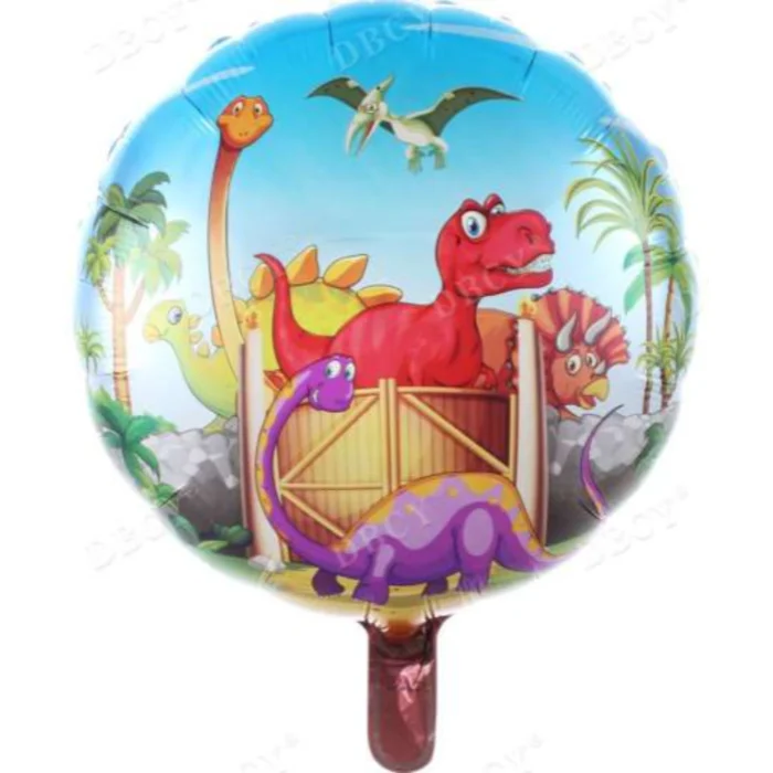 Pack de 50 Globos de Dinosaurios 18" - Imagen 3