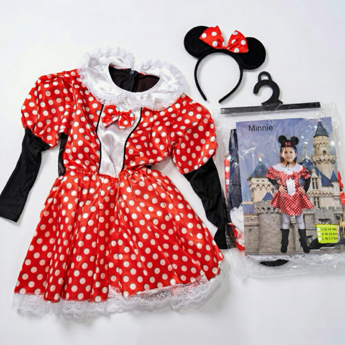 Disfraz Infantil Minnie Mouse Clásico Lunares - Imagen 1