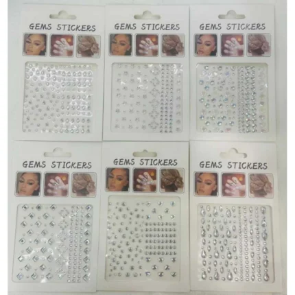 Planchas Strass Autoadhesivo Para Maquillaje