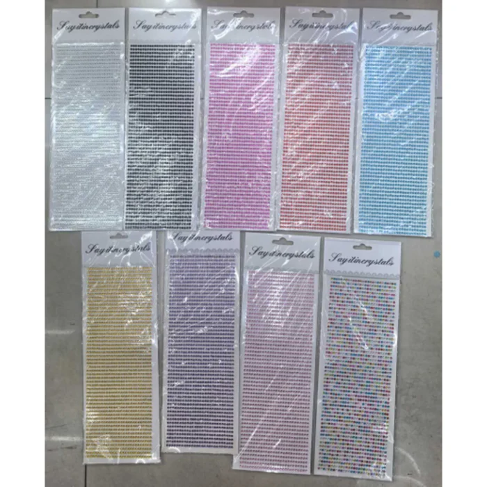 Tiras De Strass Adhesivas 3mm - Imagen 1