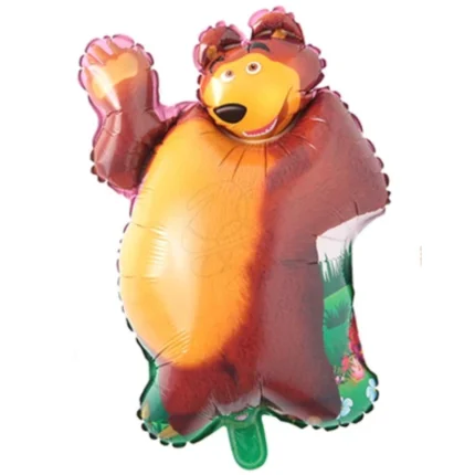 Pack de 50 unidades de Globos de Oso de "Masha y el oso"