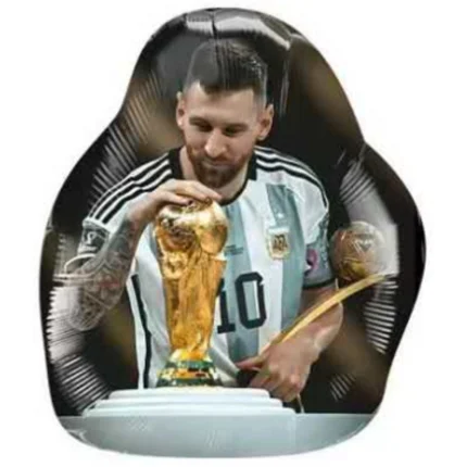 globo de messi con la copa del mundo