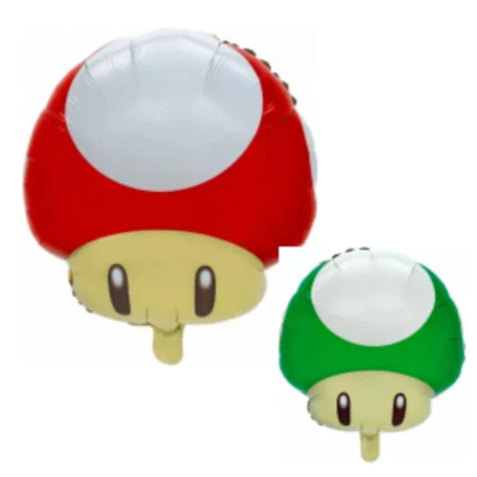 Pack de 50 unidades de Globos de Hongos de Mario Bros