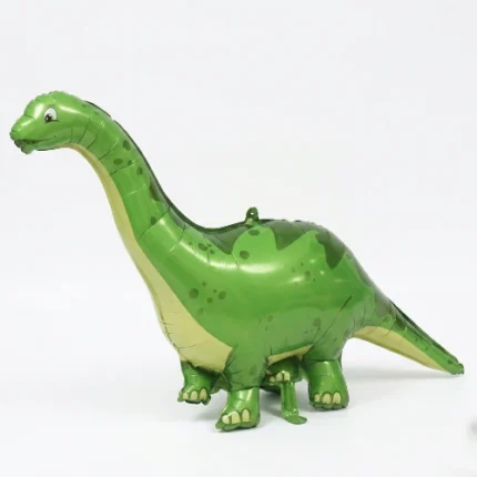 Pack de 50 Globos de Dinosaurio Brontosaurio Verde