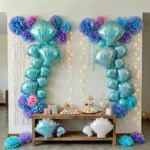Pack de 25 Globos Forma Concha de Mar Iridiscente 21" - Imagen 2
