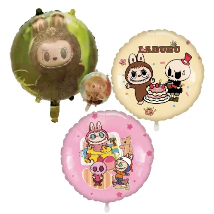 Pack de 50 Globos de Labubu The Monsters 18"
