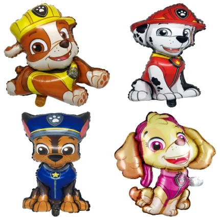 Pack de 50 Globos de Los Paw Patrol de Tamaño Mediano