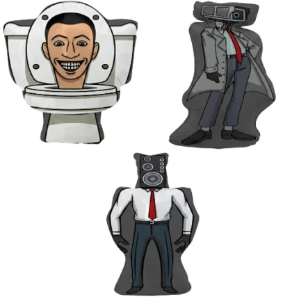 Pack de 50 Globos de Skibidi Toilets