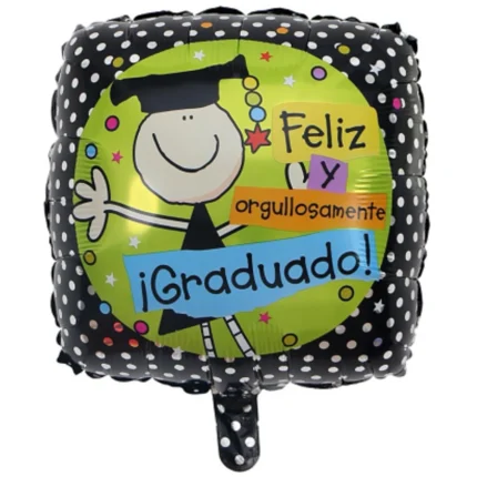 Pack de 50 Globos 18" de "Feliz y Orgullosamente Graduado"