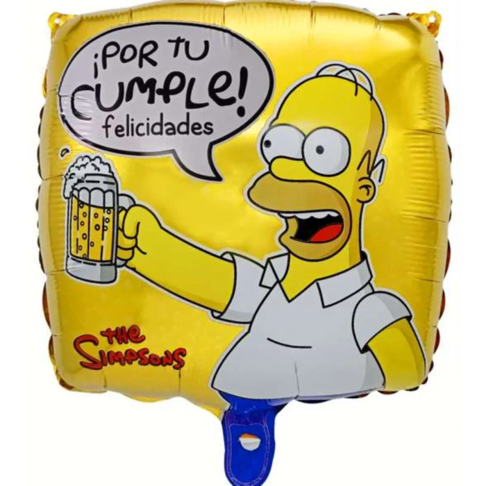 Pack de 50 de Globos de Homero "Por tu Comple" 18" - Imagen 1