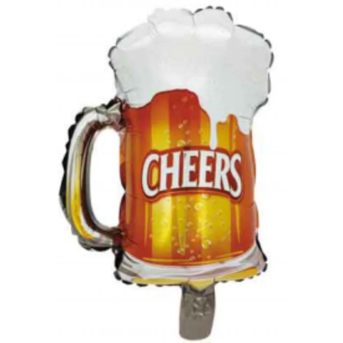 Pack de 50 Globos de Jarra de Cerveza Mini Forma - Imagen 1