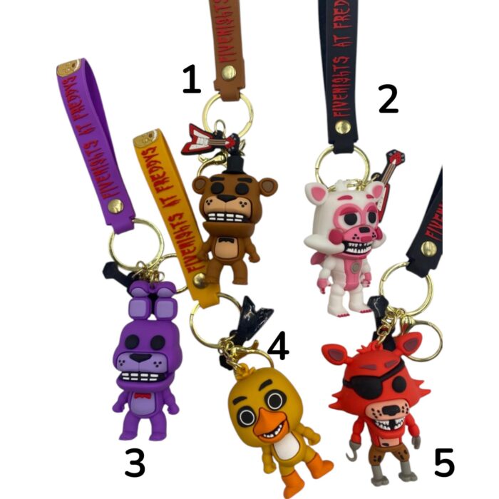 Llaveros de Five Nights at Freddy's - Goma 3D - Imagen 1