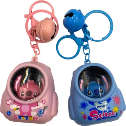 Llaveros Luminosos y Sonoros Personaje Stitch y Angela