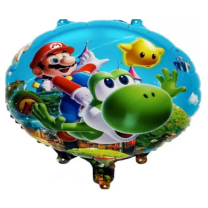 Pack de 50 Globos de Marios Bros 18" - Imagen 2