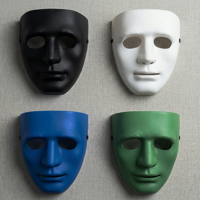 Máscaras Faciales Plástico Liso - ¡Oferta! - Imagen 1