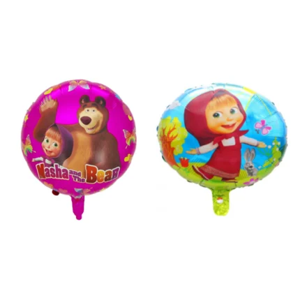 Pack de 50 Globos de Masha y el oso 18"