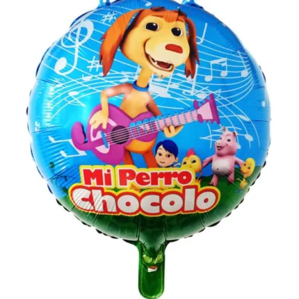 Pack de 50 Globos Redondos de Mi Perro Chocolo 18"