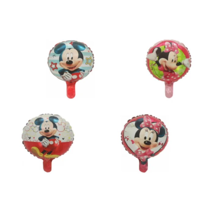 Pack de 50 Globos de Mickey y Minnie 10" - Imagen 1