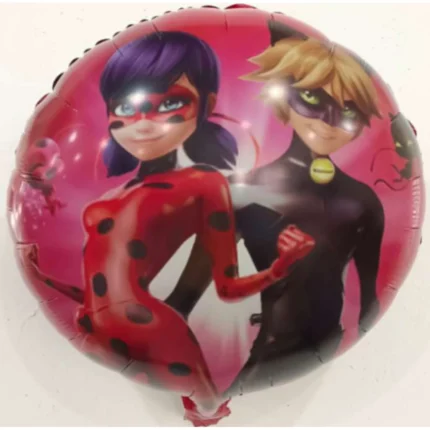 Pack de 50 Globos de Miraculous 18"