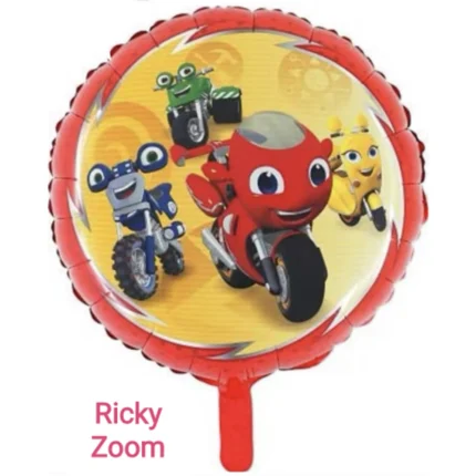 Pack de 50 Globos de Ricky Zoom 18"