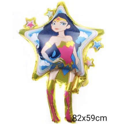Pack de 50 Globos de la Mujer Maravilla