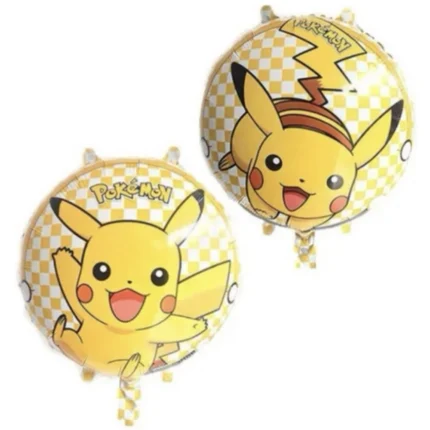 Pack de 50 Globos de Pikachu Pokemon 18"