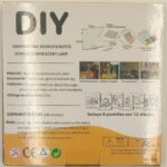 Pizarra Luminiscente DIY 15x15cm con Lámpara LED y Marcadores de Neón - Imagen 2