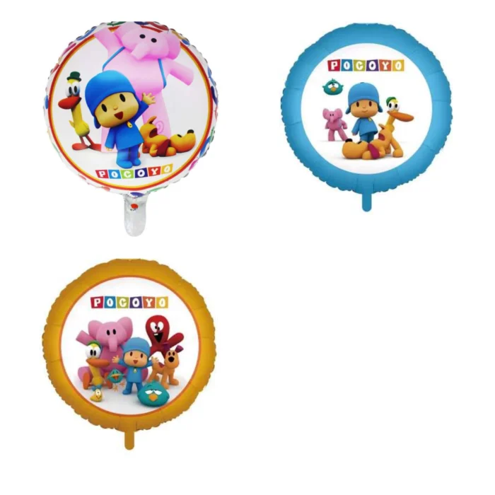 Pack de 50 Globos de Pocoyo 18" - Imagen 1